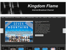 Tablet Screenshot of kingdomflame.com